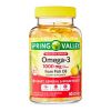 Spring Valley Proactive Support Omega-3 from Fish Oil Dietary Supplement;  1000 mg;  60 Count