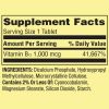 Spring Valley Timed-Release Vitamin B12 Tablets, 1,000 mcg, 60 Count